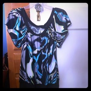 Wrapper bright blouse